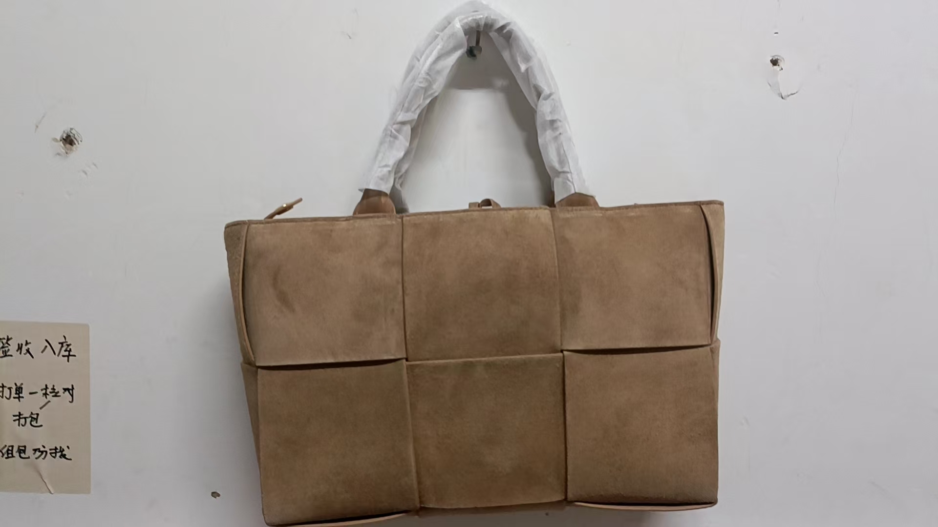 B design popular tote first layer frosted leather bag