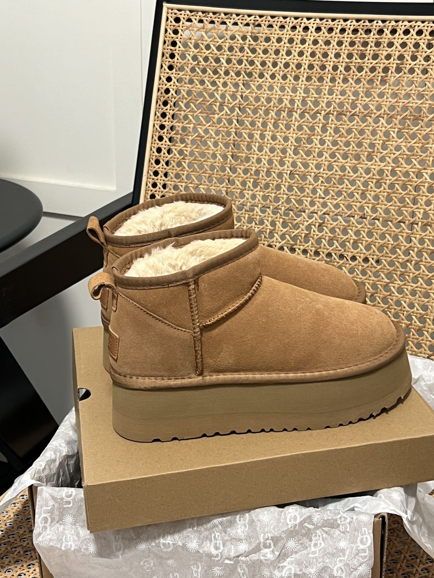 U design classic winter fur boots