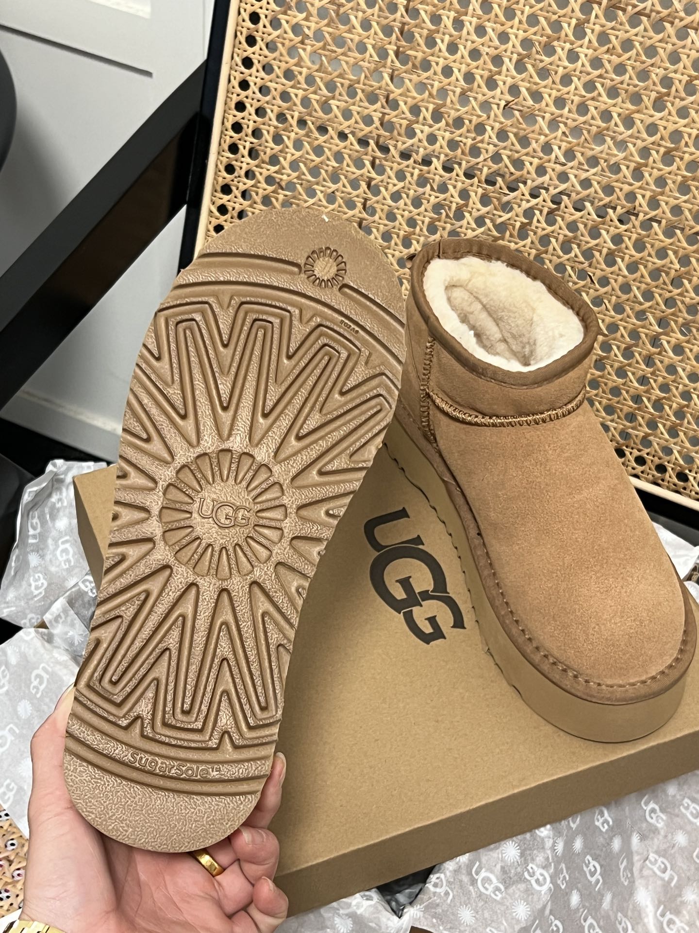 U design classic winter fur boots