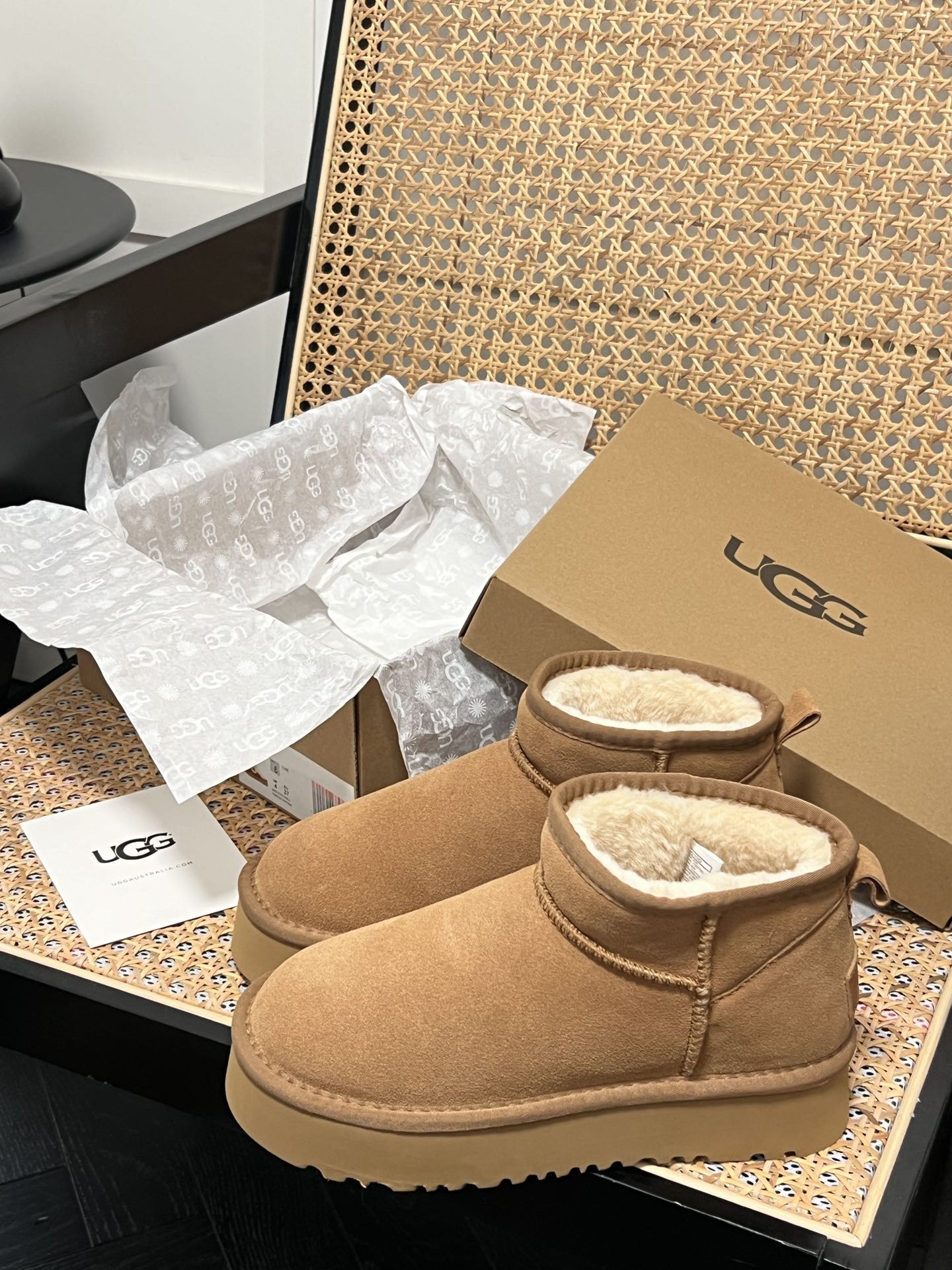 U design classic winter fur boots