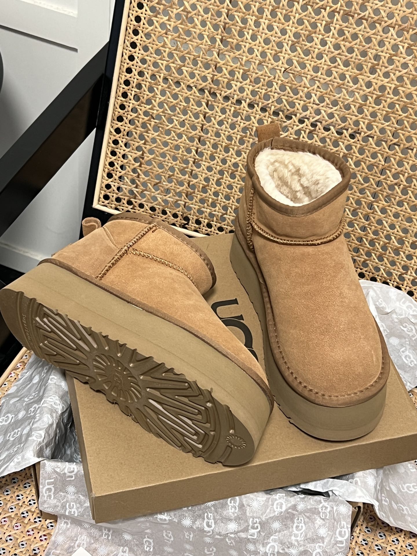 U design classic winter fur boots