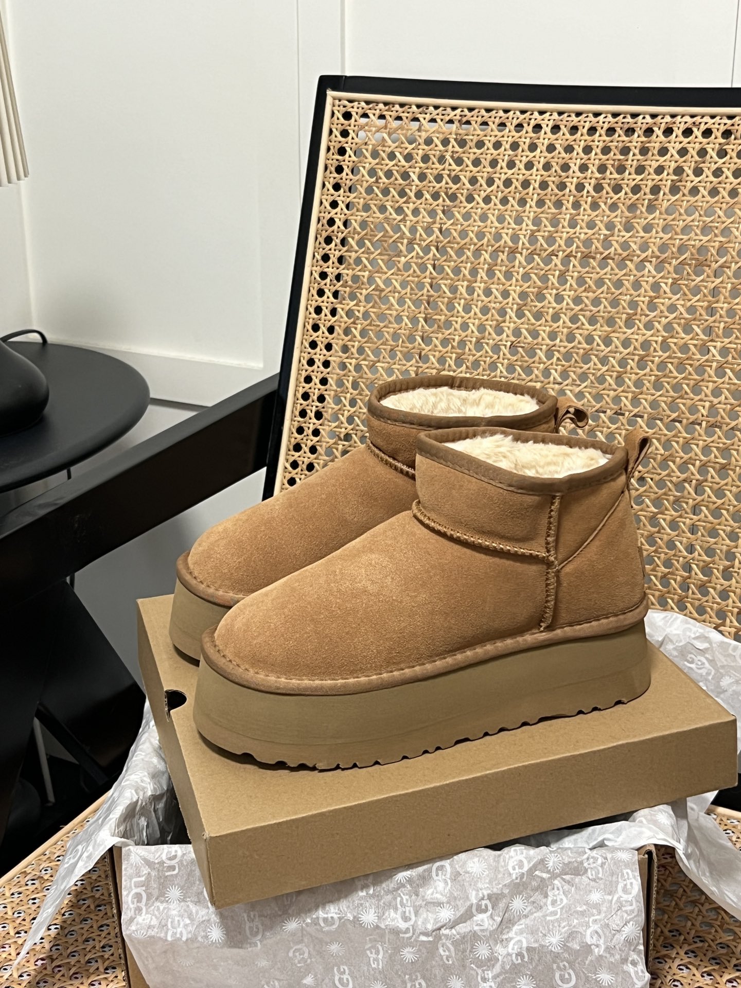 U design classic winter fur boots