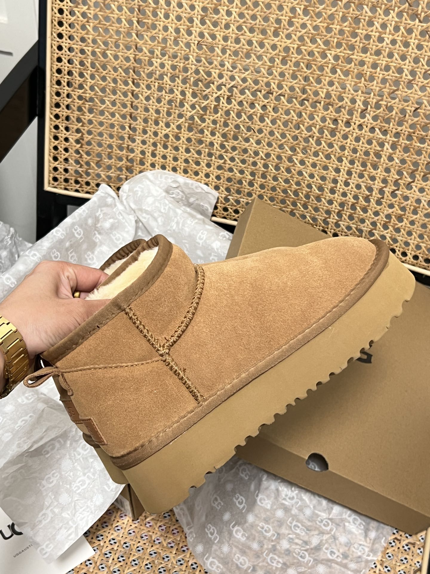 U design classic winter fur boots