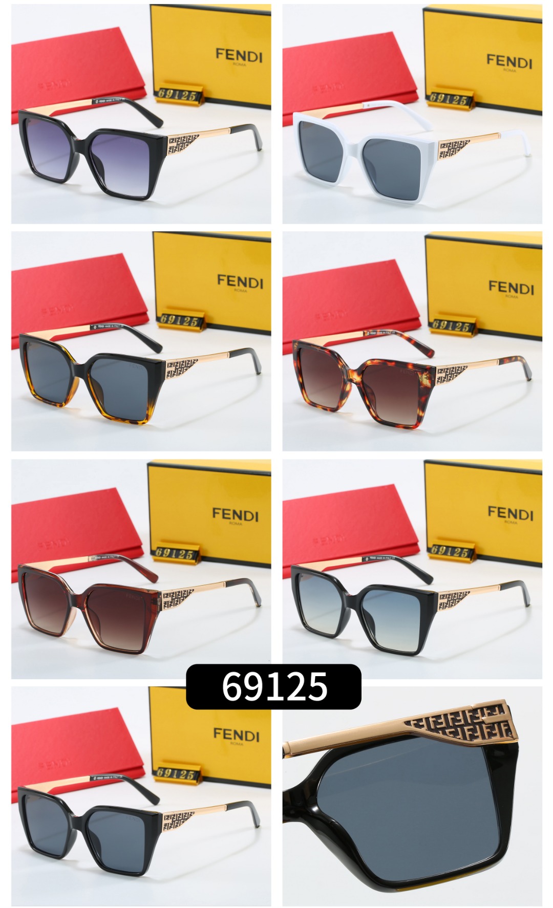 F design new sunglasses 69125