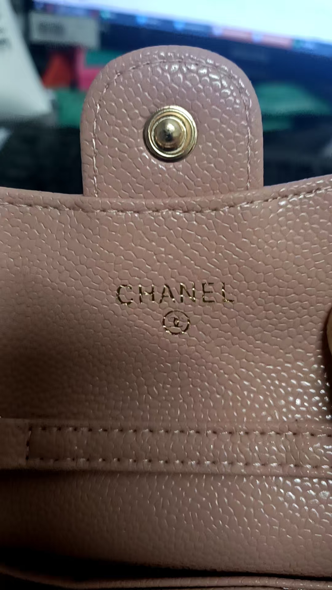 C design lipstick bag