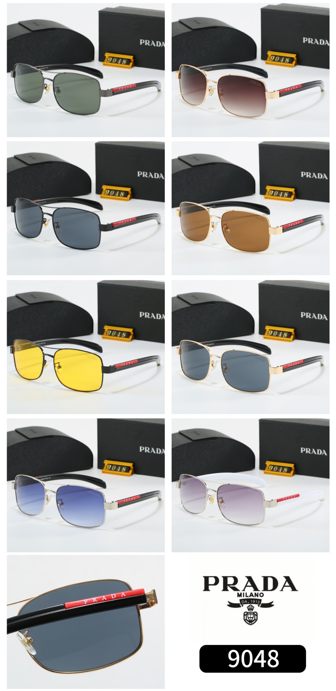 P design new glasses 9048