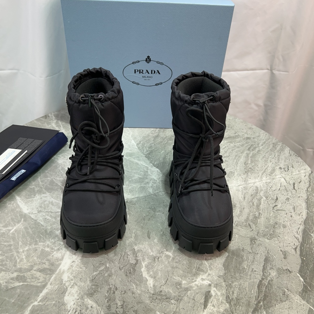 P design chubby snow boots