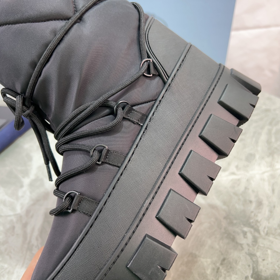 P design chubby snow boots