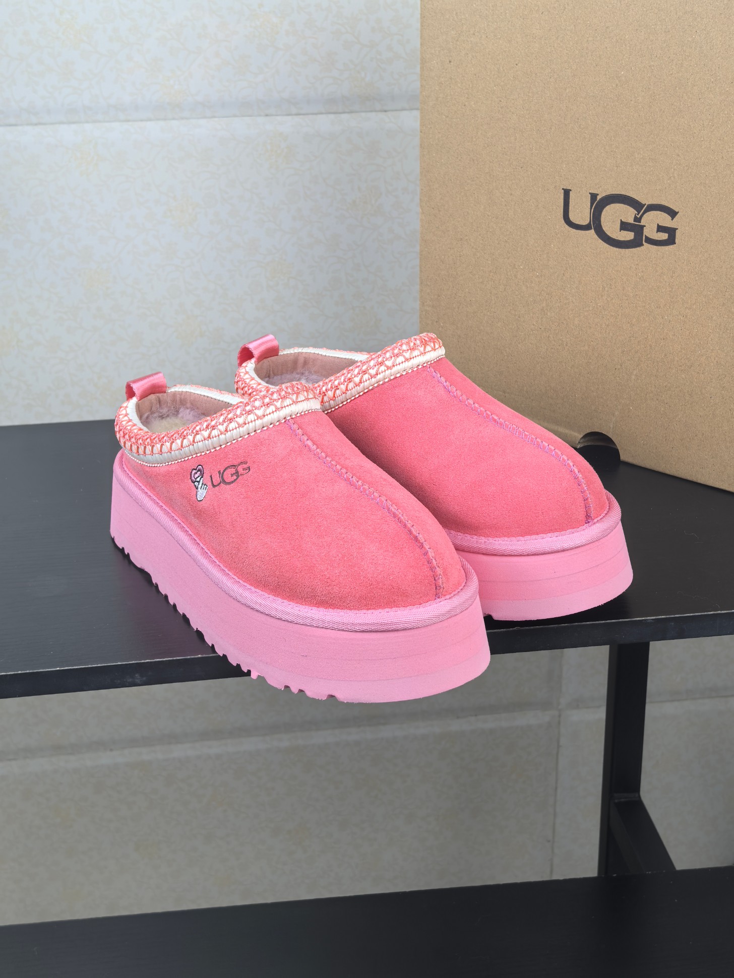 U Design Autumn/Winter New Product Thick Bottom Wool Slippers, One Step Snow Boots