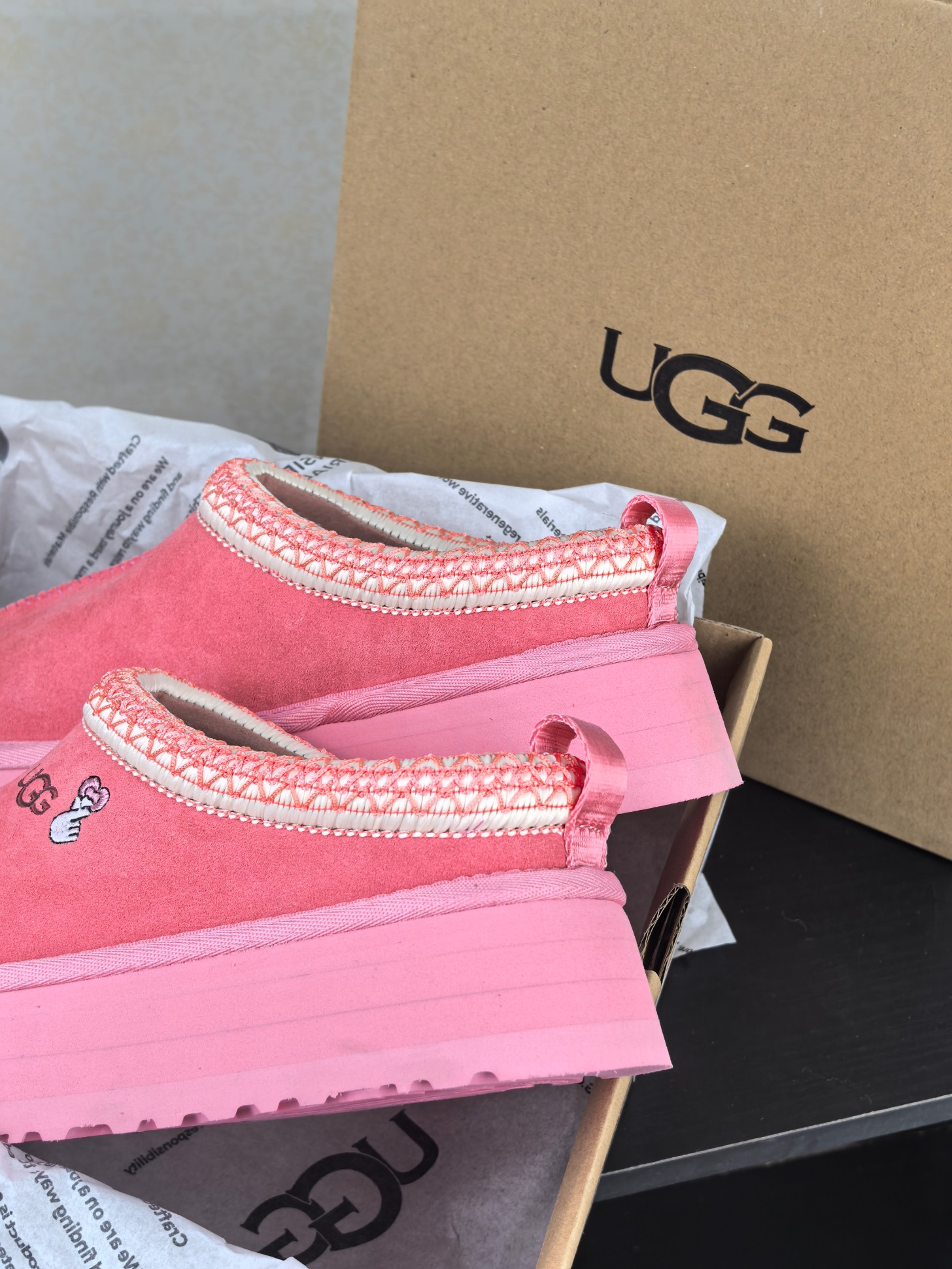 U Design Autumn/Winter New Product Thick Bottom Wool Slippers, One Step Snow Boots