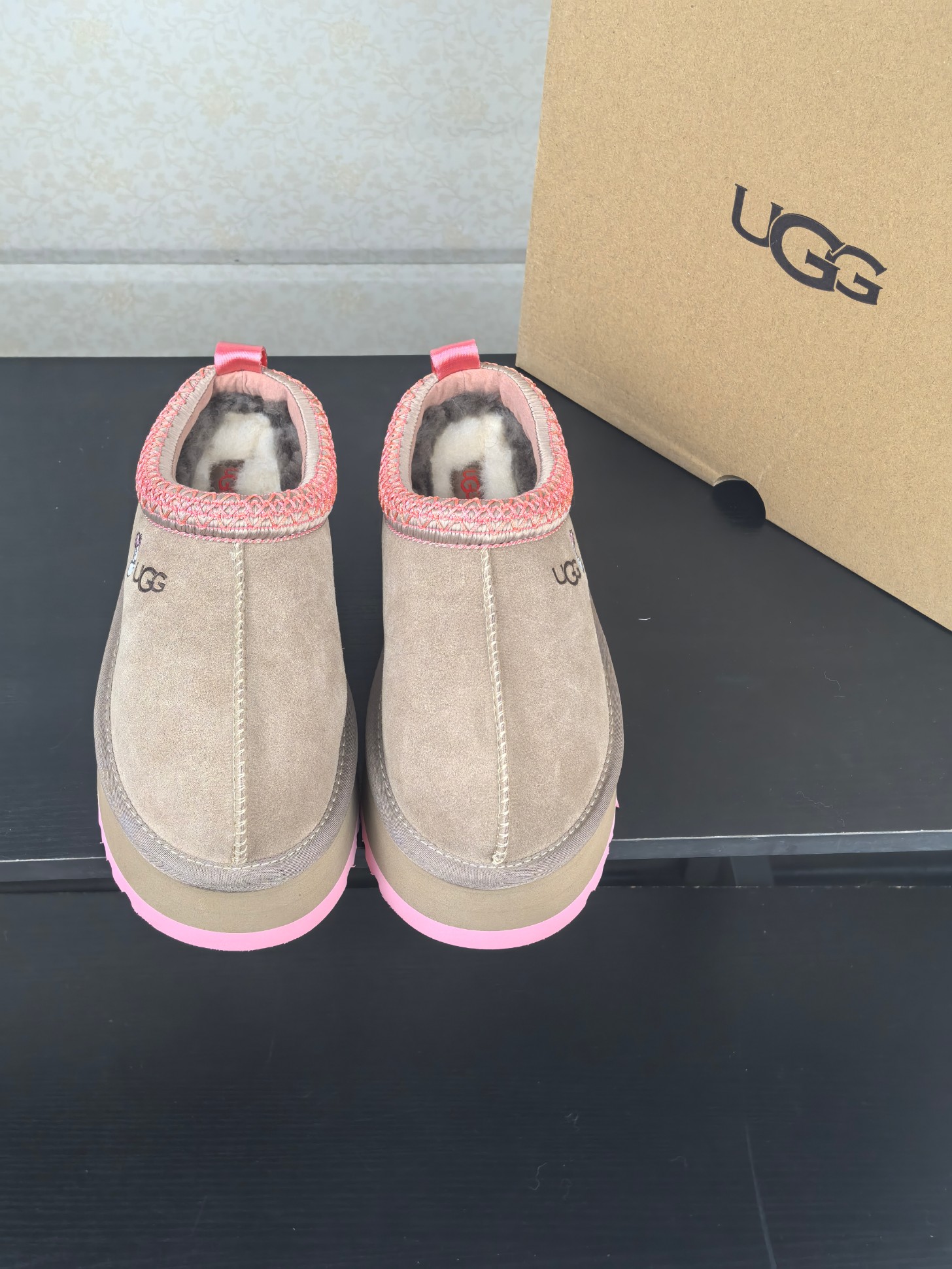 U Design Autumn/Winter New Product Thick Bottom Wool Slippers, One Step Snow Boots