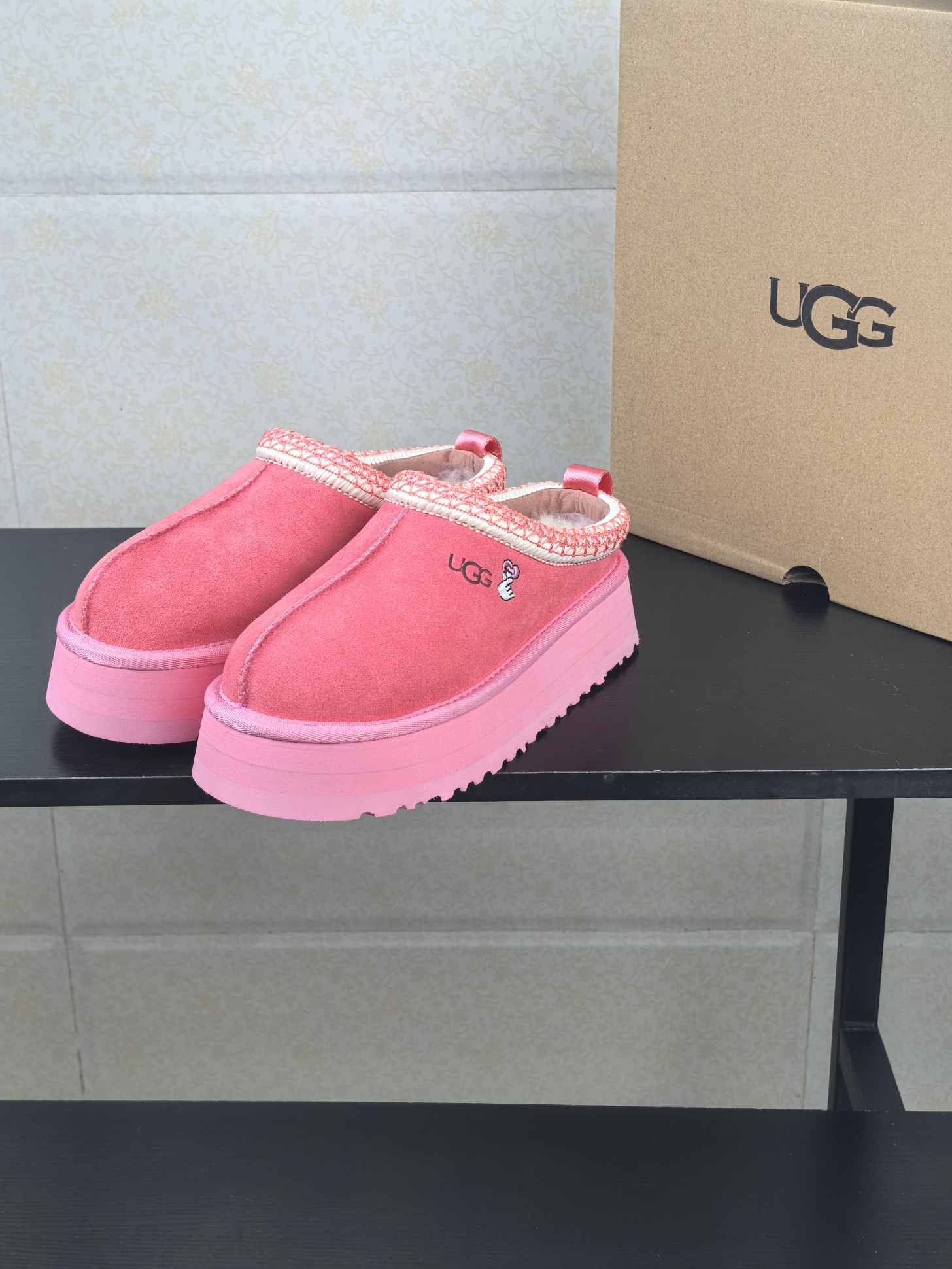 U Design Autumn/Winter New Product Thick Bottom Wool Slippers, One Step Snow Boots