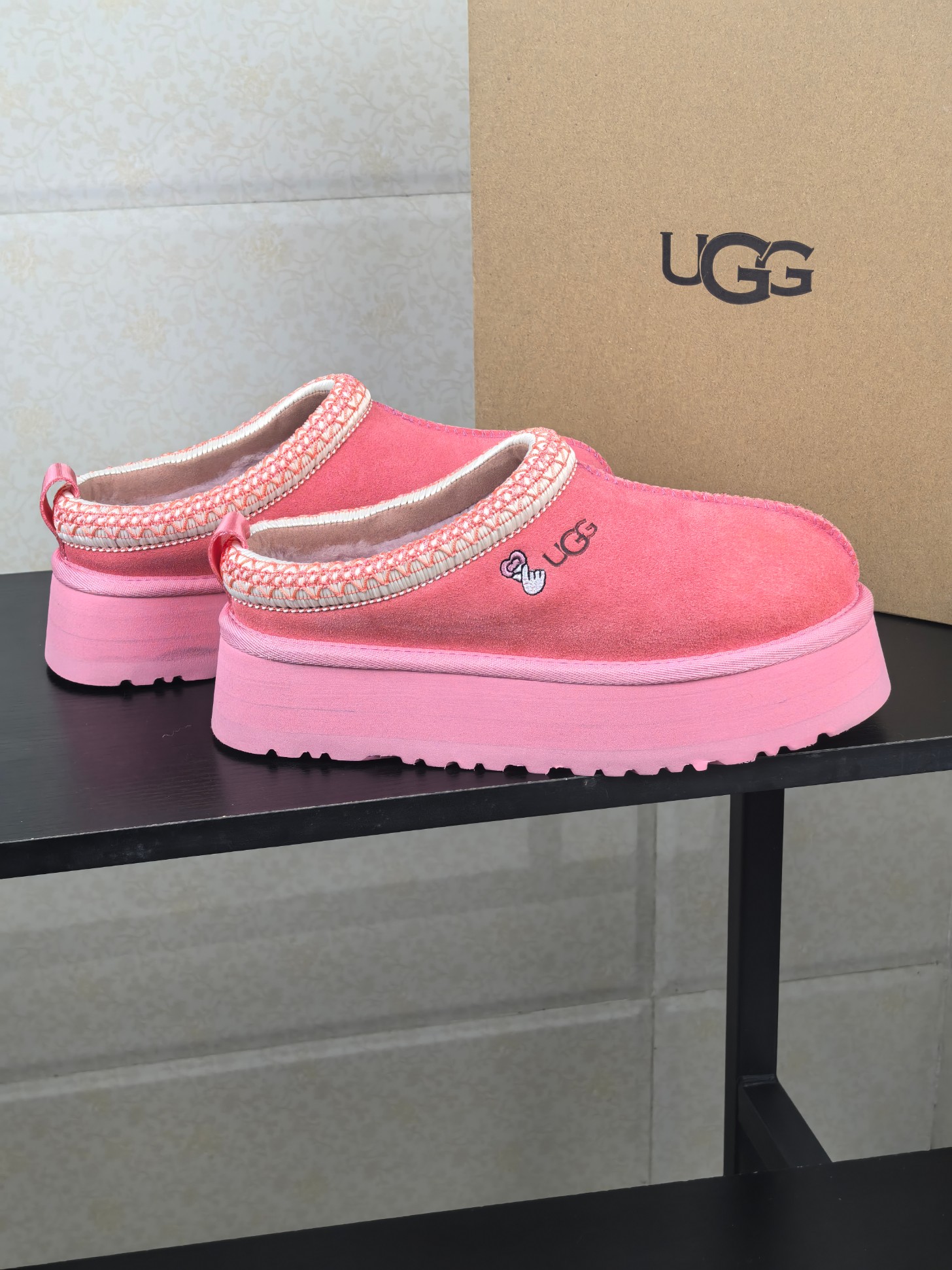 U Design Autumn/Winter New Product Thick Bottom Wool Slippers, One Step Snow Boots