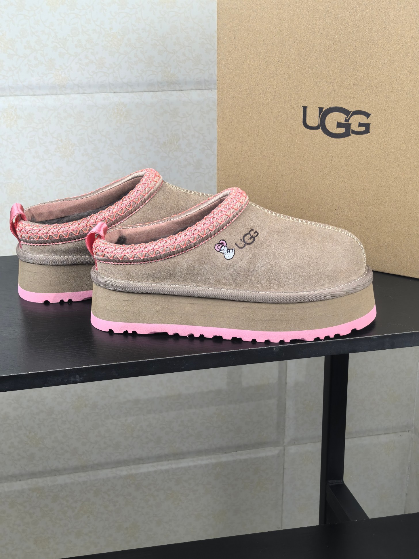 U Design Autumn/Winter New Product Thick Bottom Wool Slippers, One Step Snow Boots