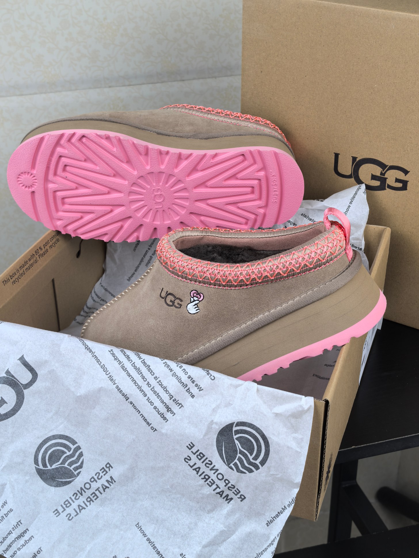 U Design Autumn/Winter New Product Thick Bottom Wool Slippers, One Step Snow Boots