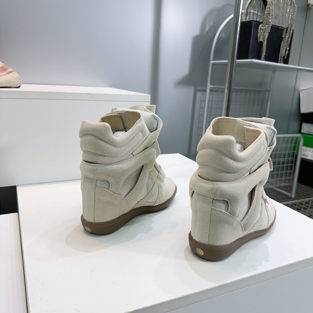 IM Design Isabel Marant 2025ss Classic High-top Ankle boots with hidden heel strap and velcro