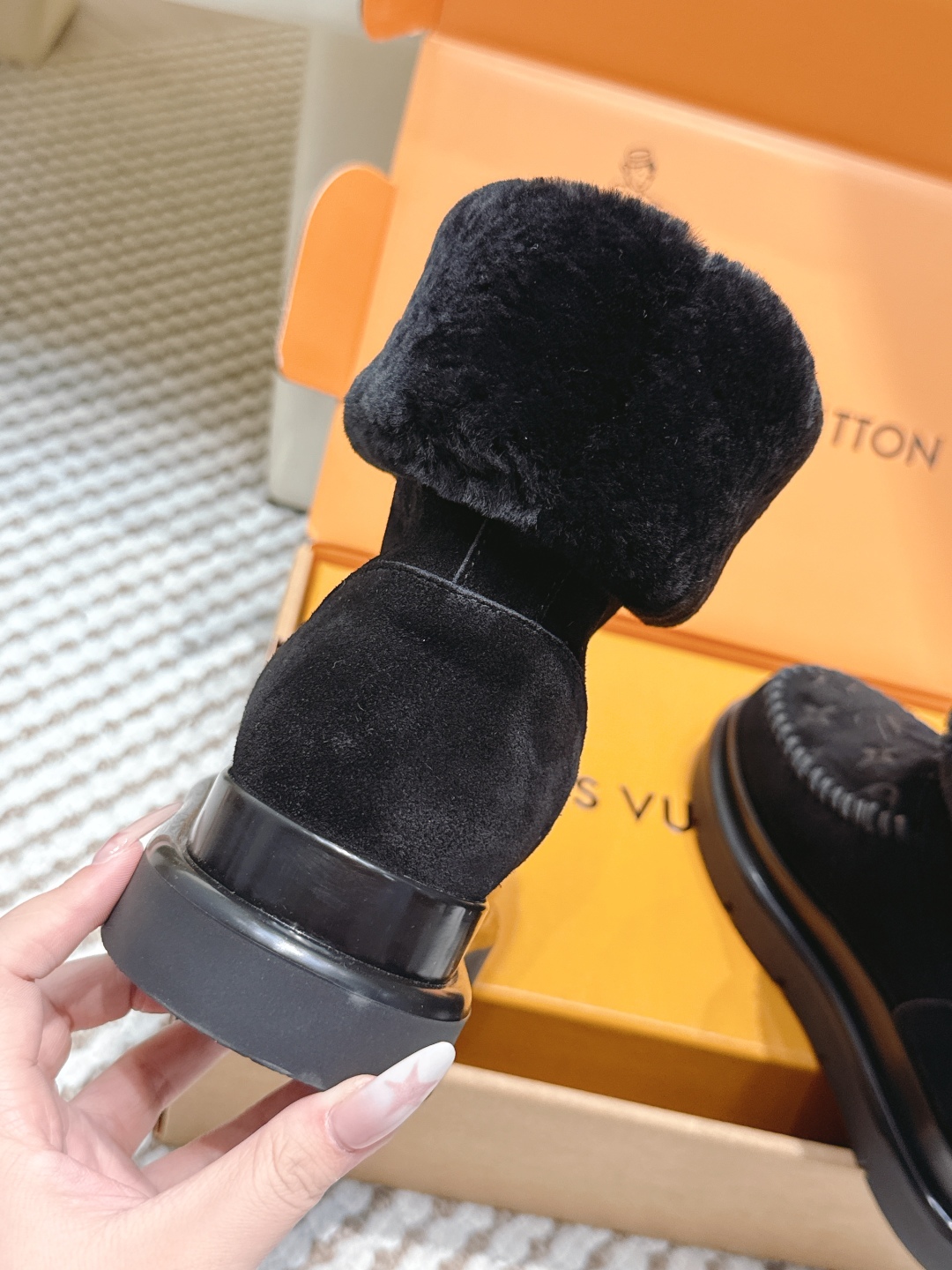 L design 2025 new winter skiing series Monogram snow boots