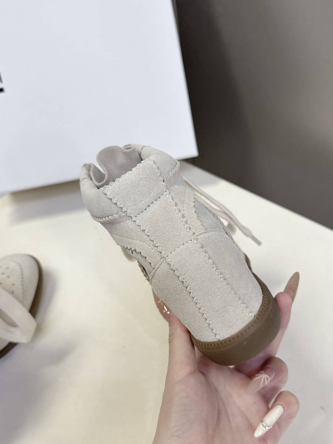 IM Design ISABEL MARANT High-top Boots with Hidden heel (lace-up)