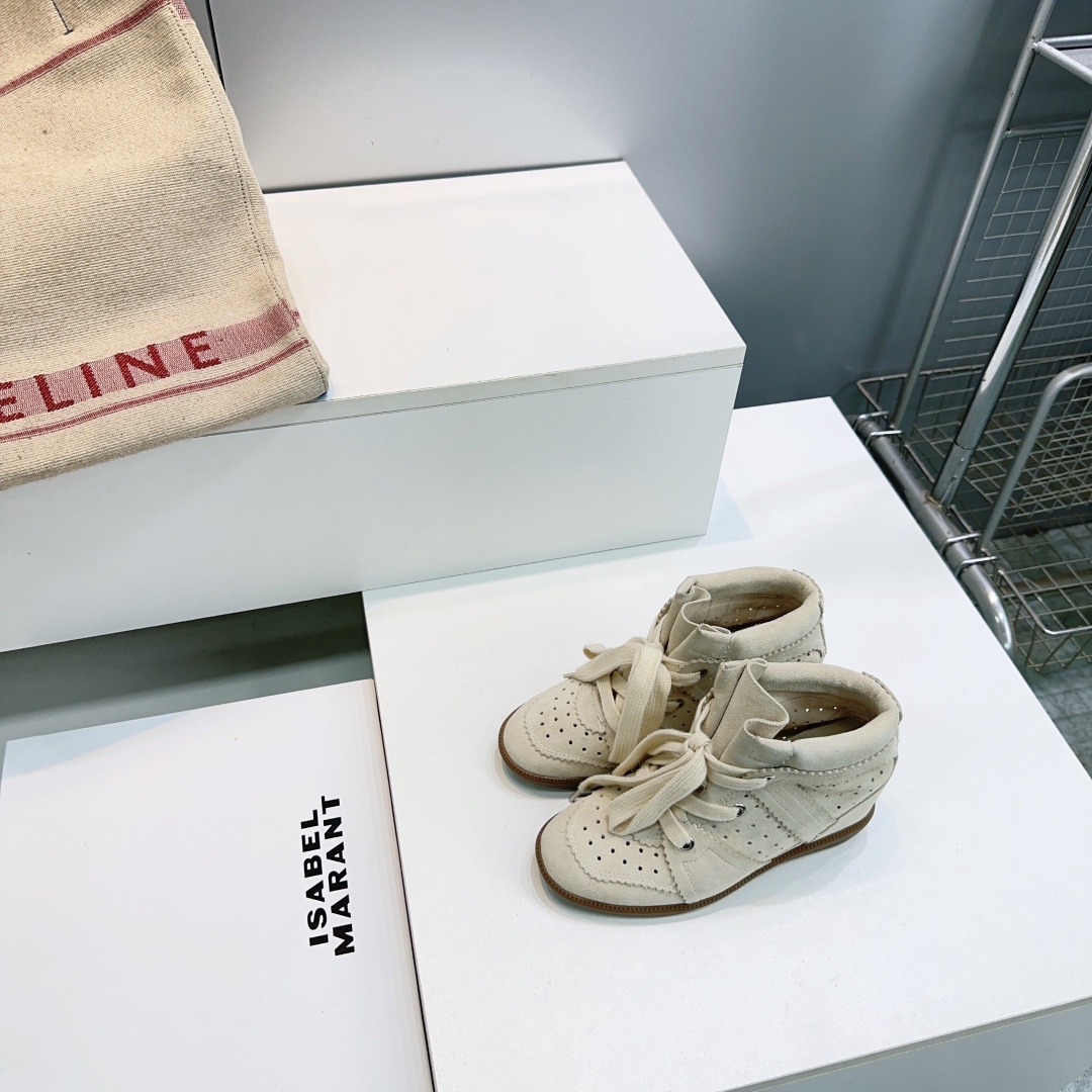 IM Design Isabel Marant 2025ss Classic High-top Ankle boots with hidden heel strap and velcro