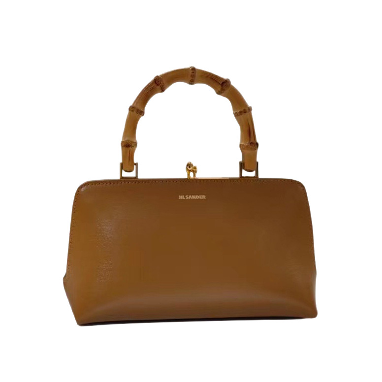 JIL S Design Bamboo Handle Handbag