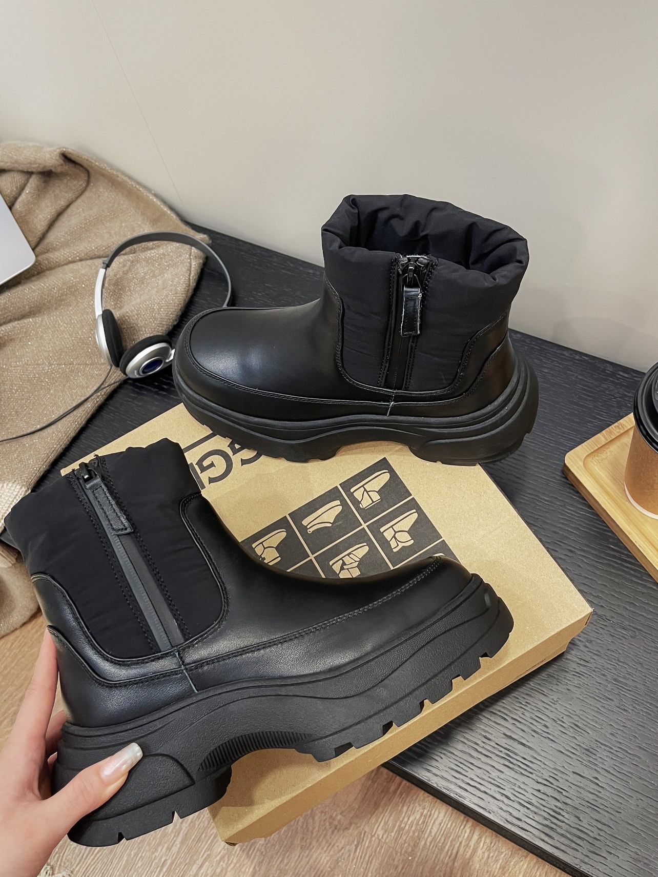 Ugg Korean Down Snow Boots