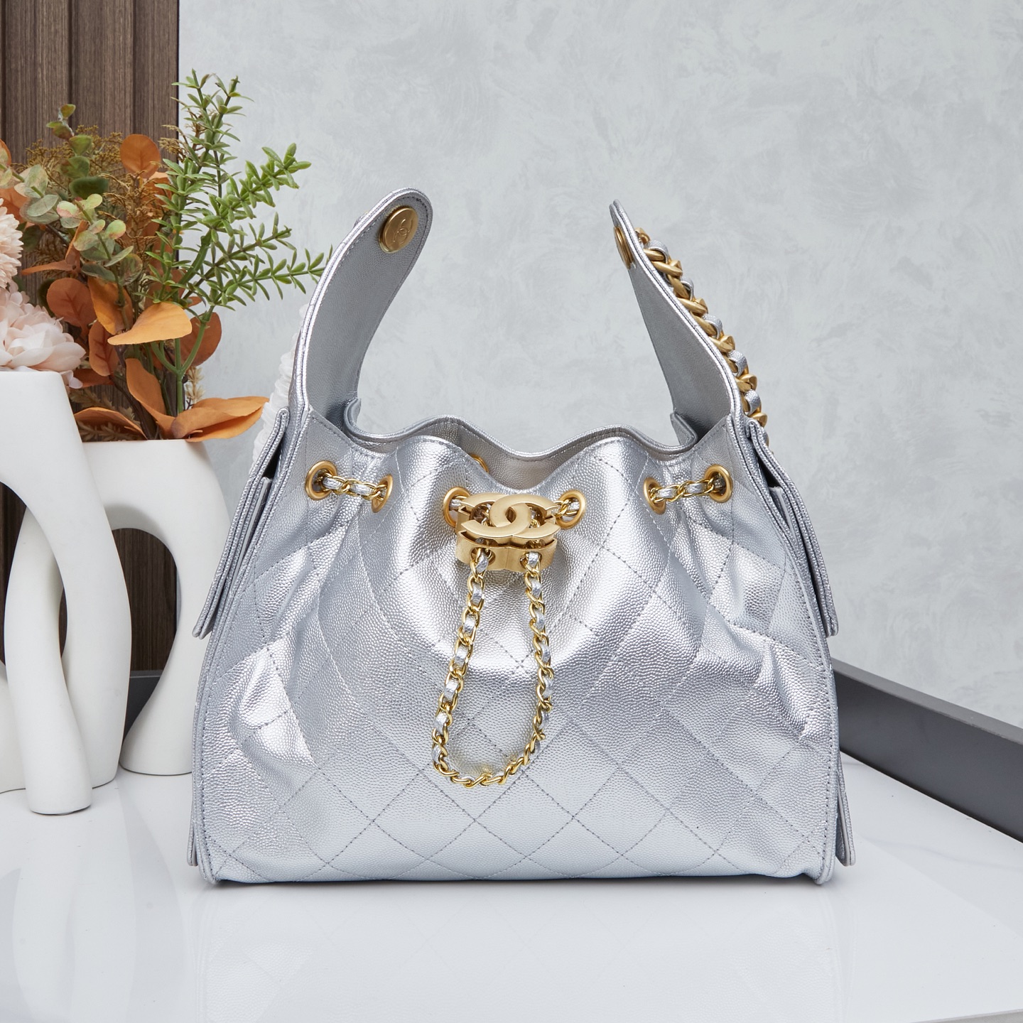 C design Hobo Underarm Handbag