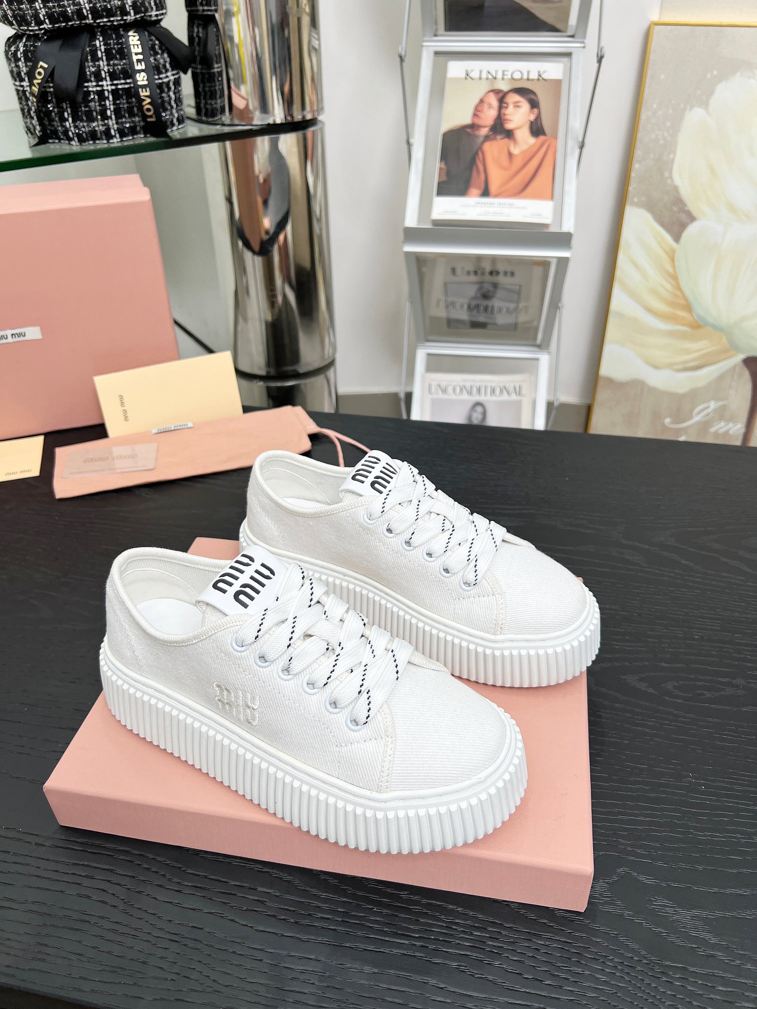 Miu DESIGN SNEAKERS white