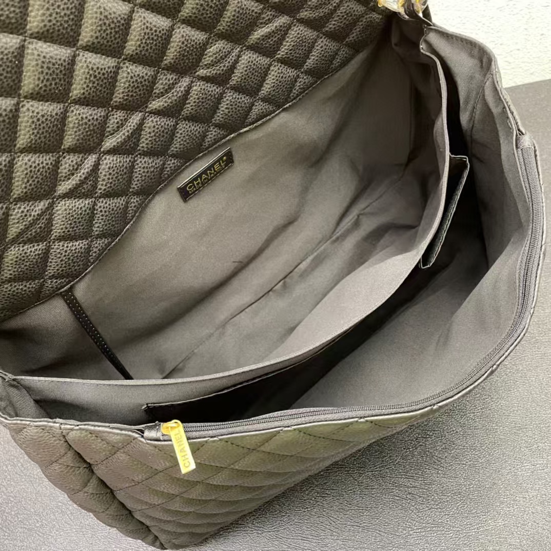 C design Extra size CF shoulder bag Full cowhide high quality