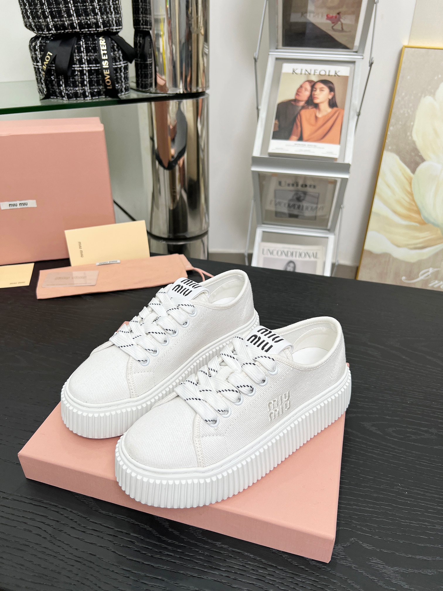 Miu DESIGN SNEAKERS white