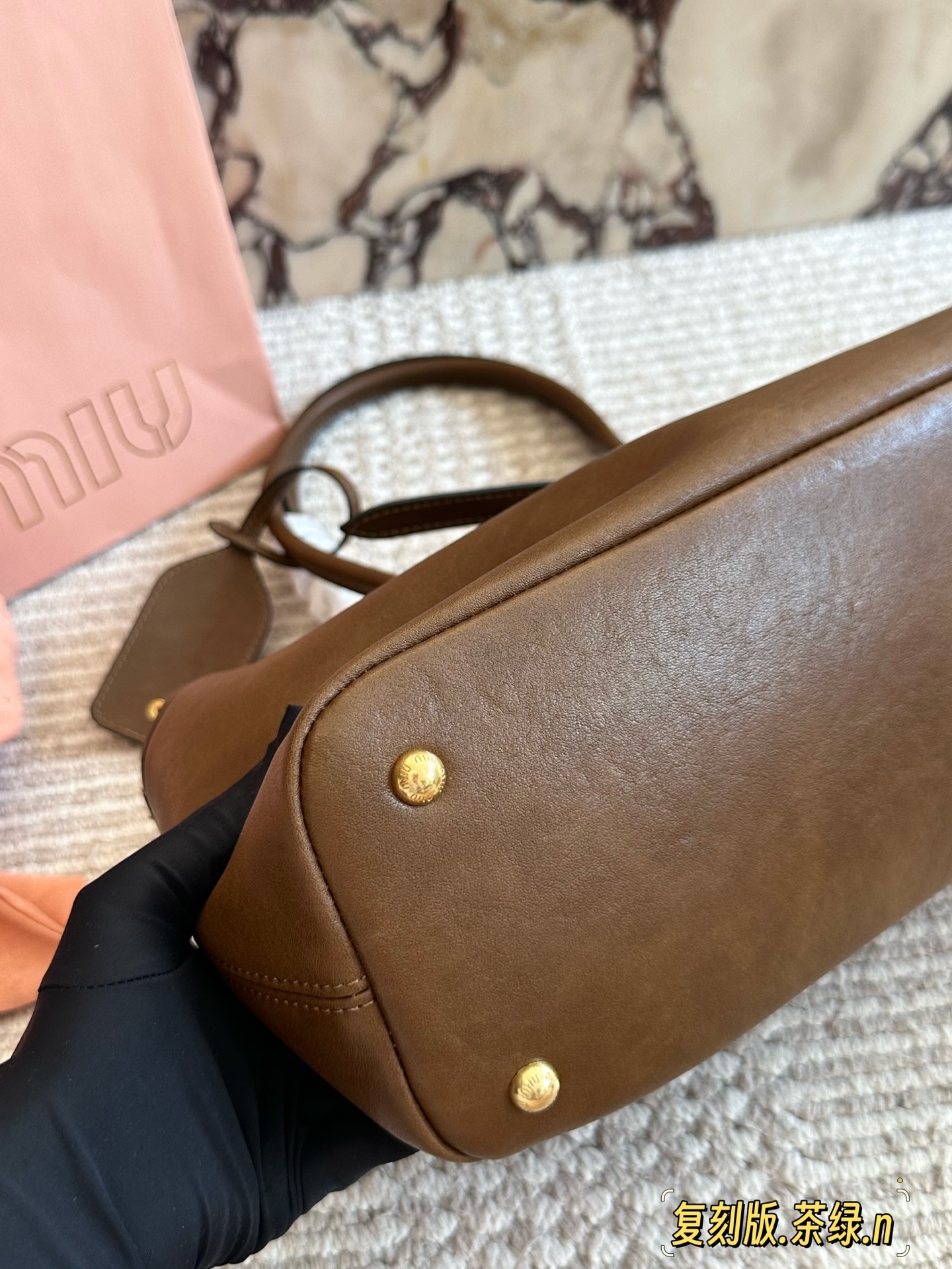 Miu design Belt Decor Handbags