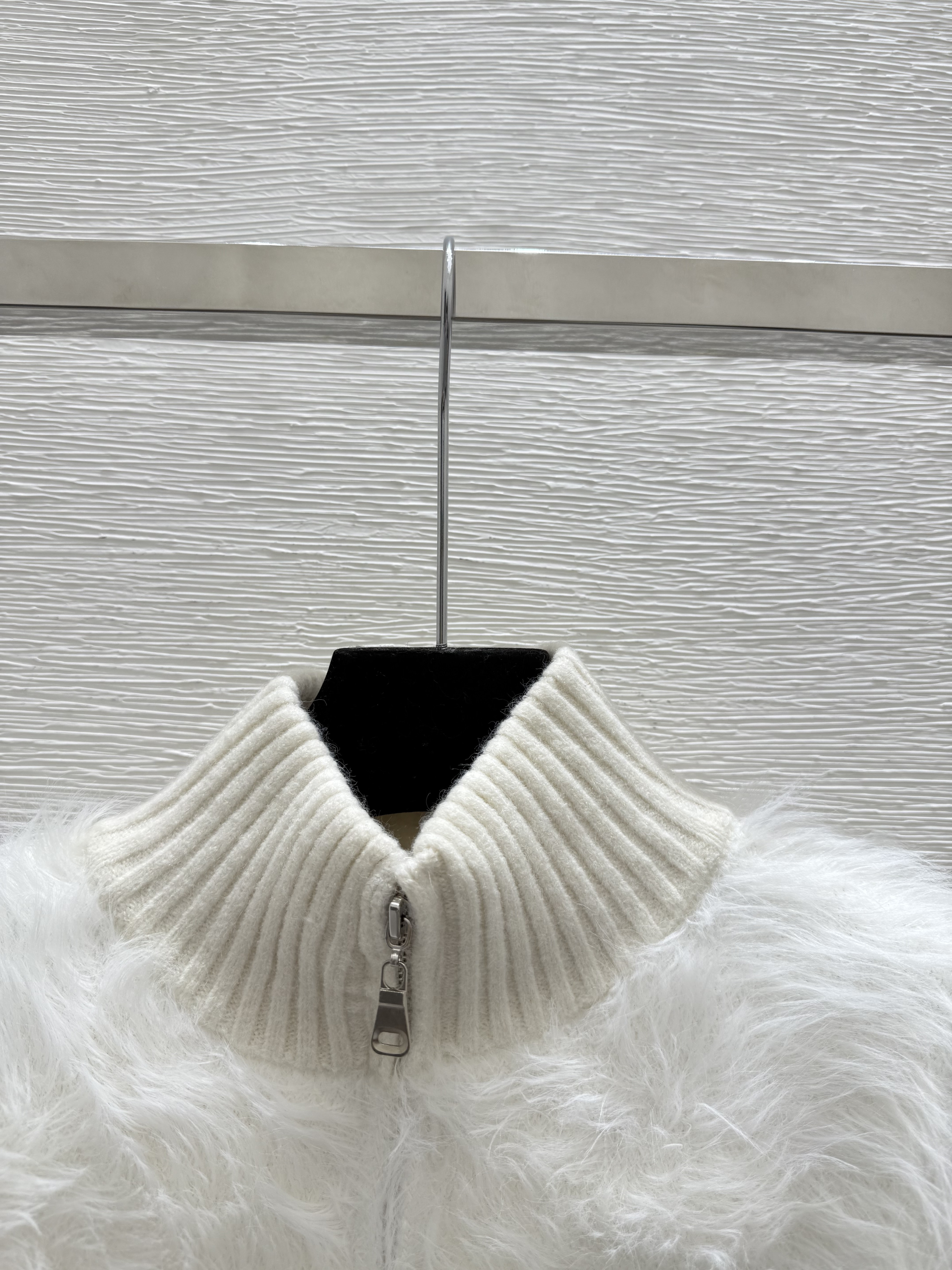 C Fashion High End Women's High Collar Zipper Long Sleeve Coat