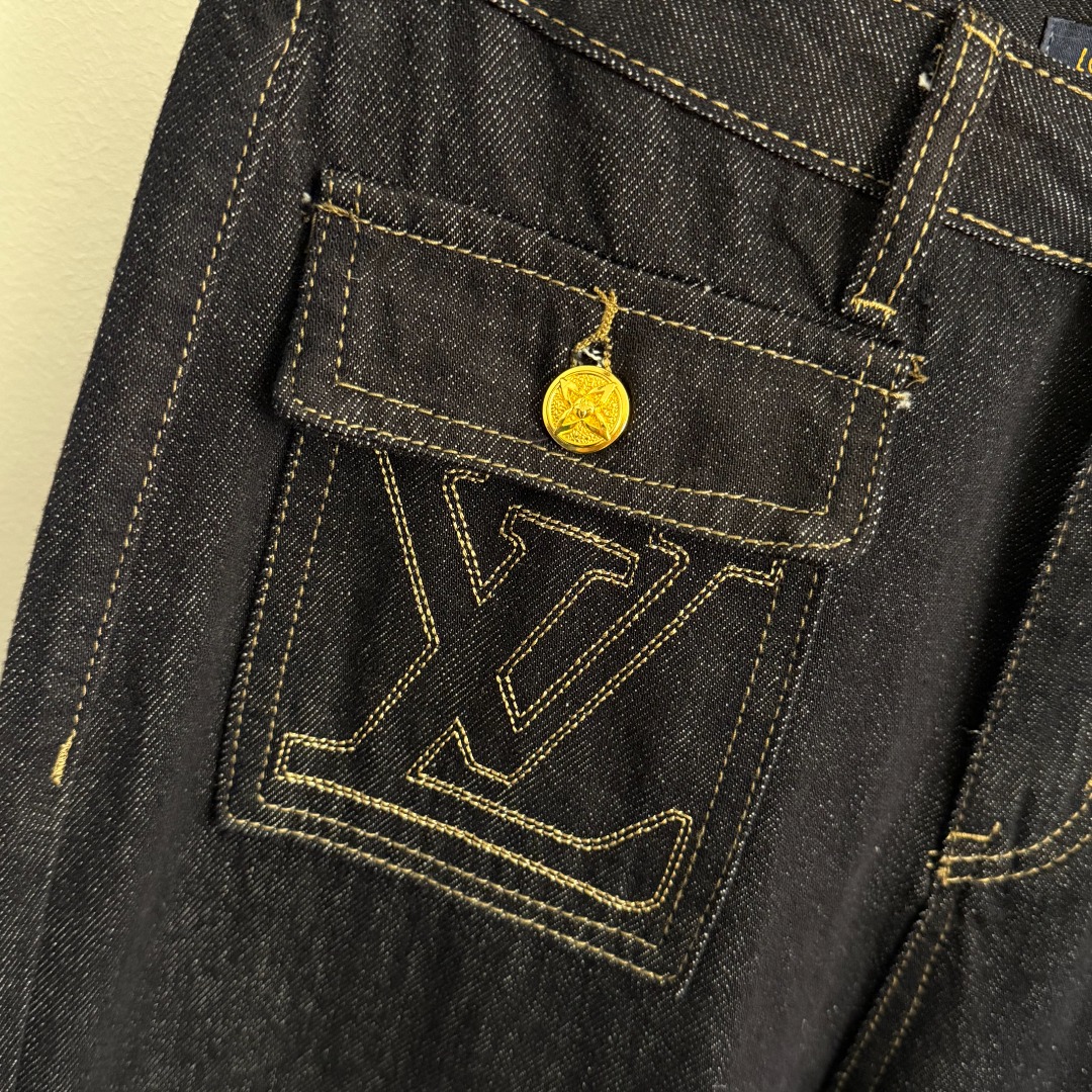 L High waisted slimming denim pants