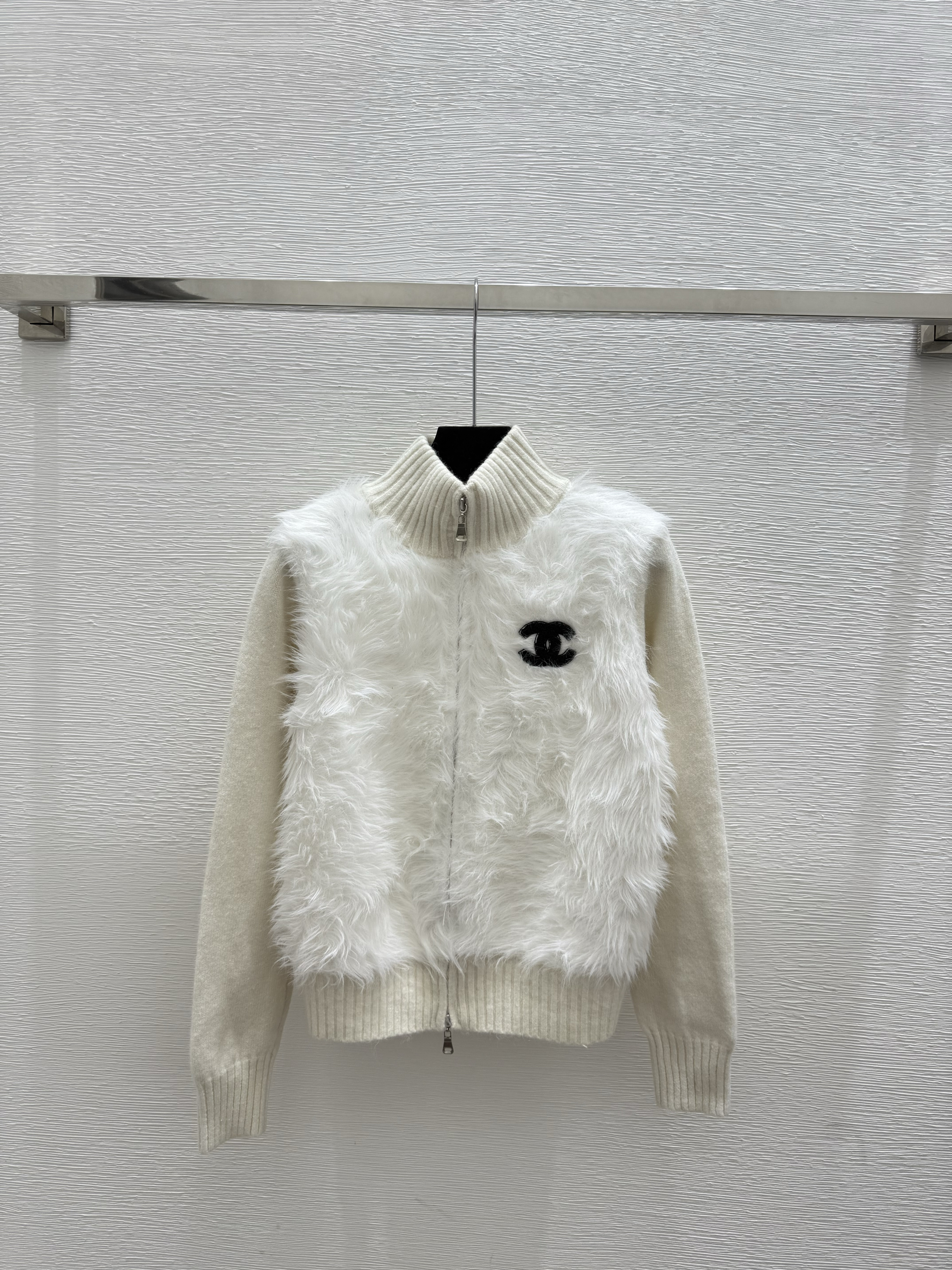 C Fashion High End Women's High Collar Zipper Long Sleeve Coat