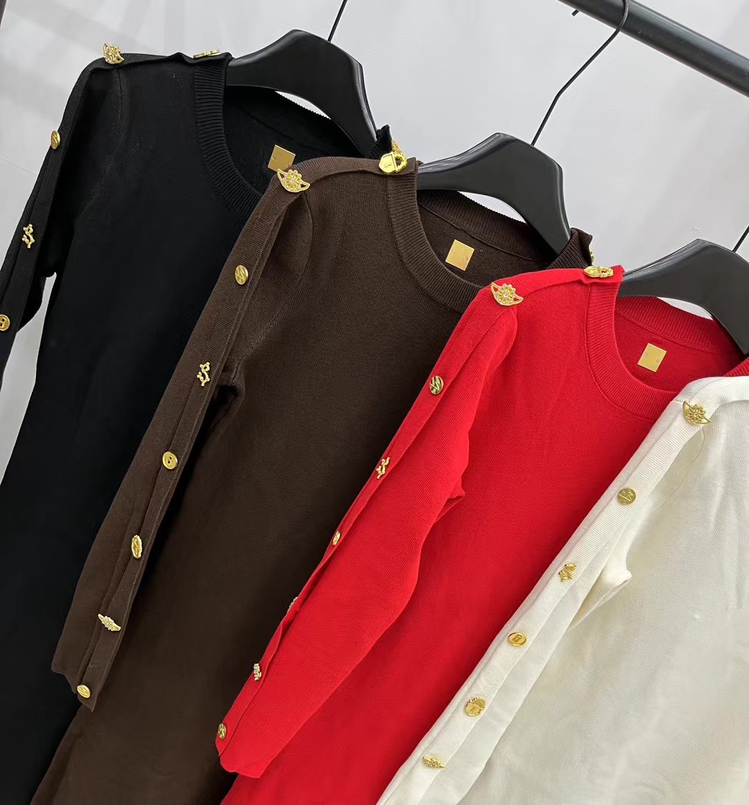 S Fashion Women's Long Sleeve Dress