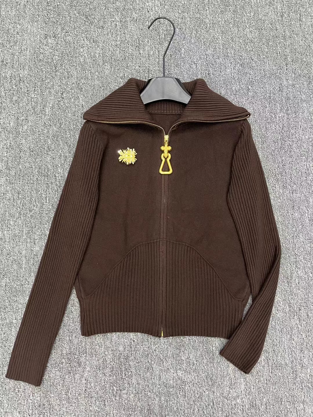 S Fashion Women's Zipper Long Sleeve Coat