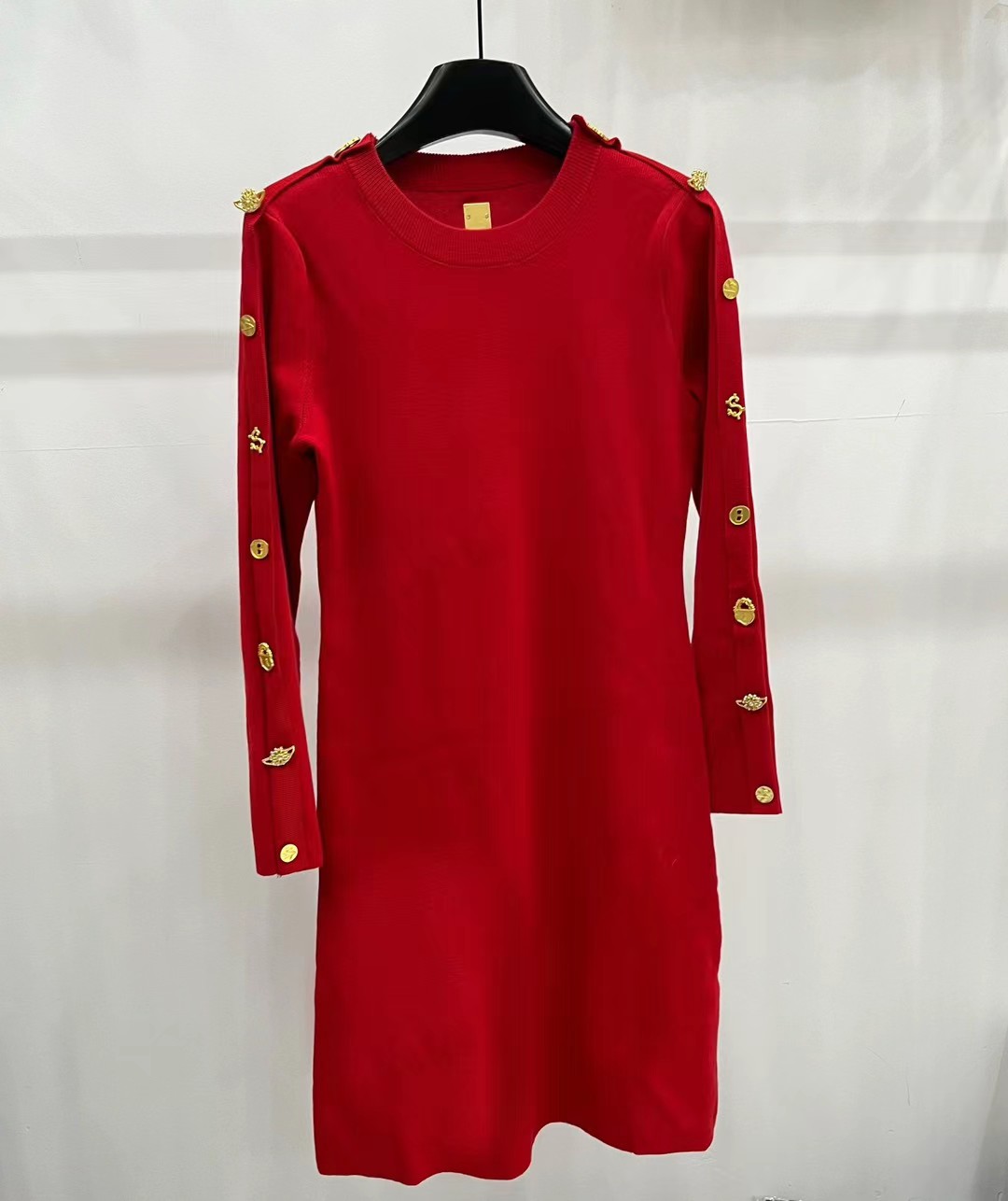 S Fashion Women's Long Sleeve Dress