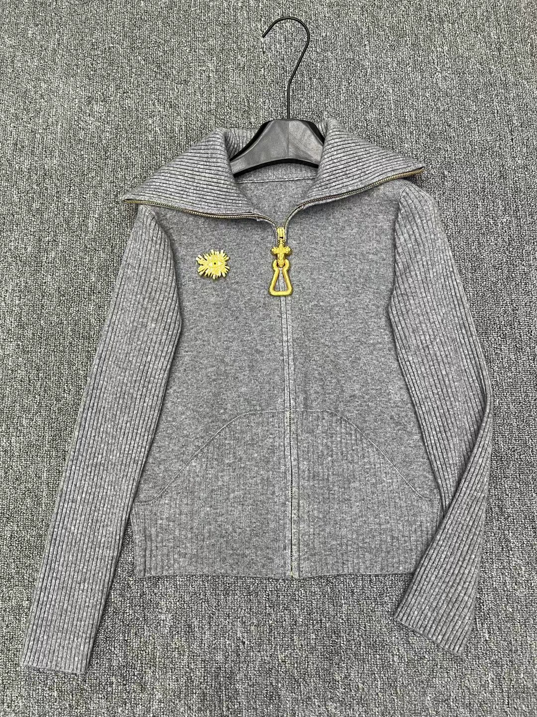 S Fashion Women's Zipper Long Sleeve Coat