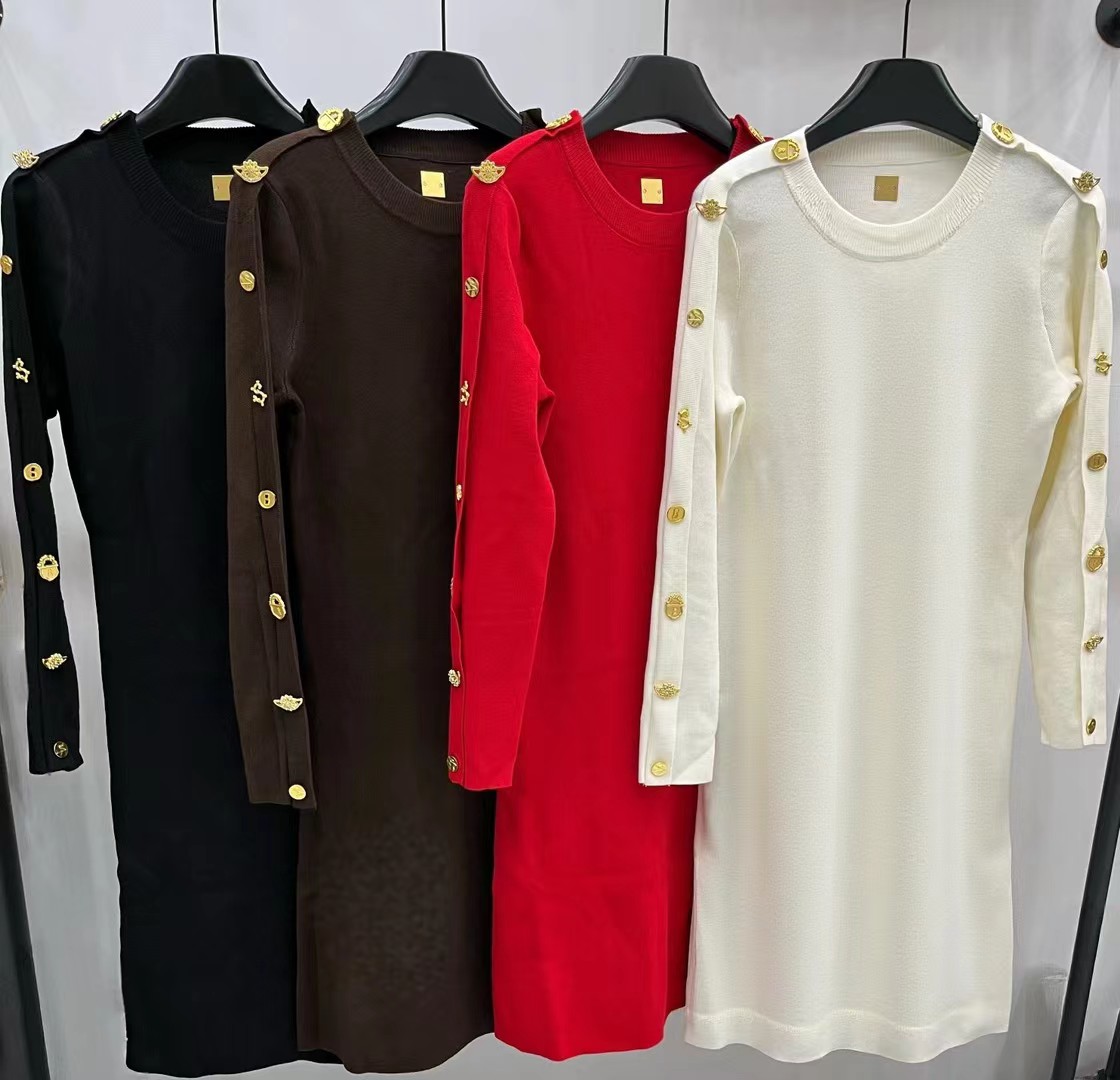 S Fashion Women's Long Sleeve Dress