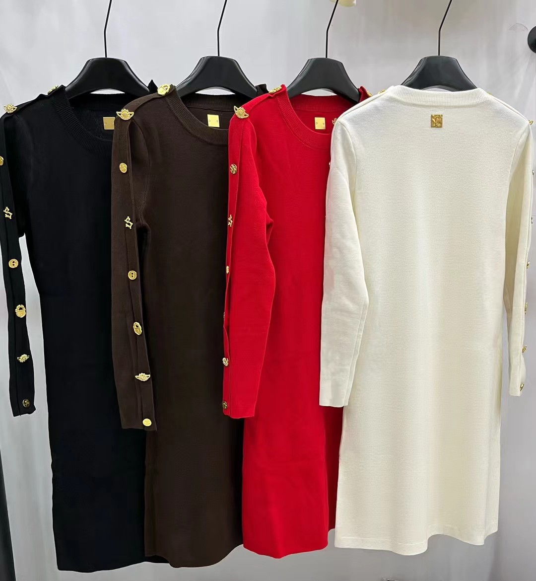 S Fashion Women's Long Sleeve Dress