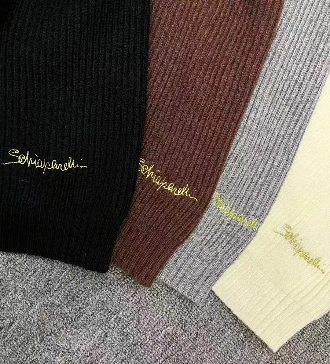 S Fashion casual women's high neck slanted shoulder zipper long sleeved cardigan