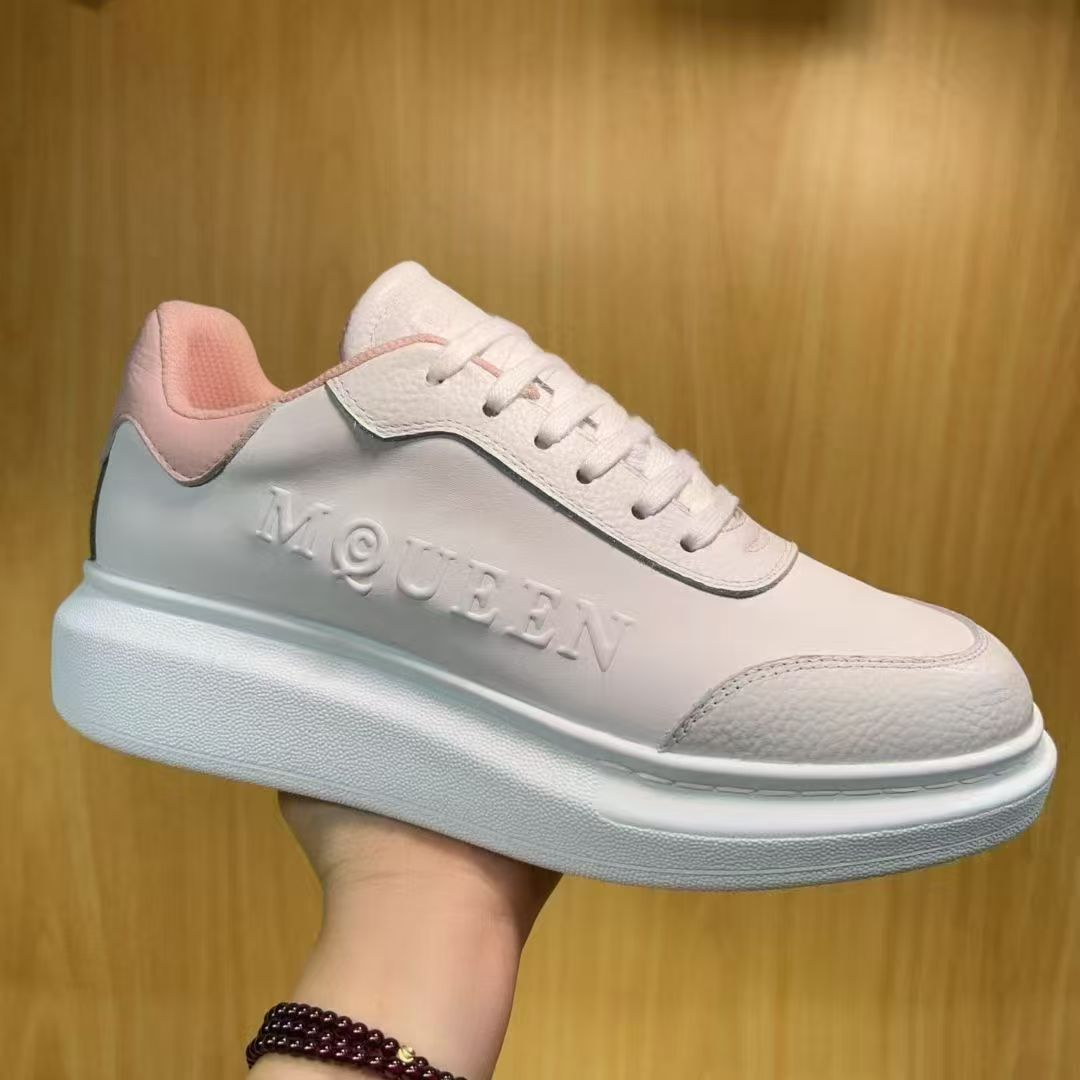 A Casual sports white sneakers