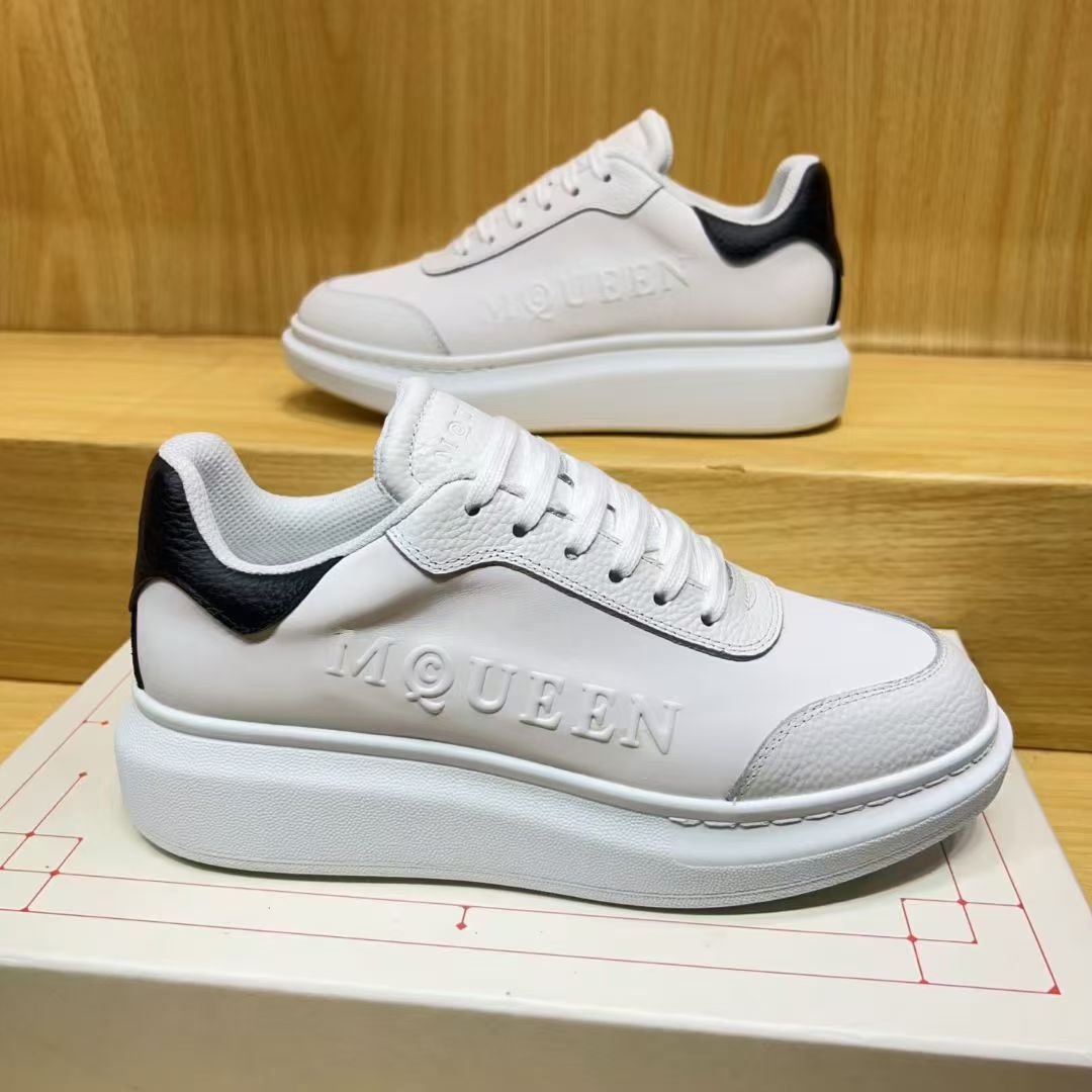 A Casual sports white sneakers