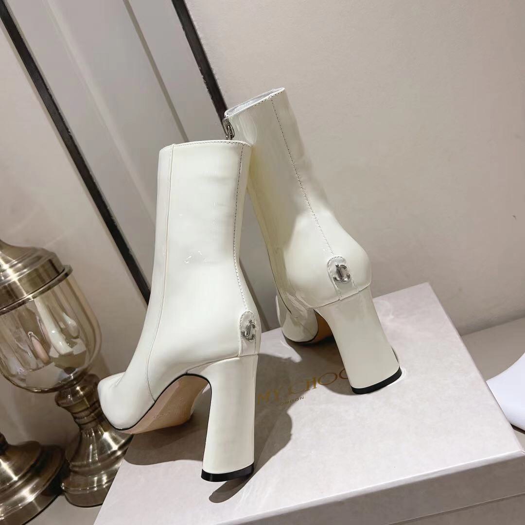 J design square toe thick heel ankle boots