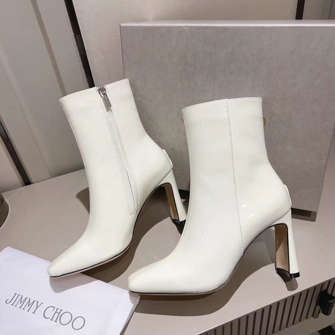 J design square toe thick heel ankle boots