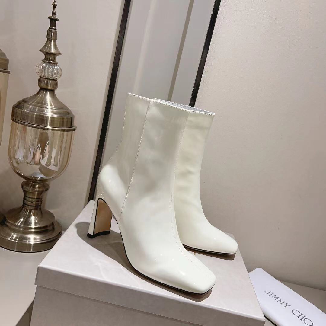 J design square toe thick heel ankle boots