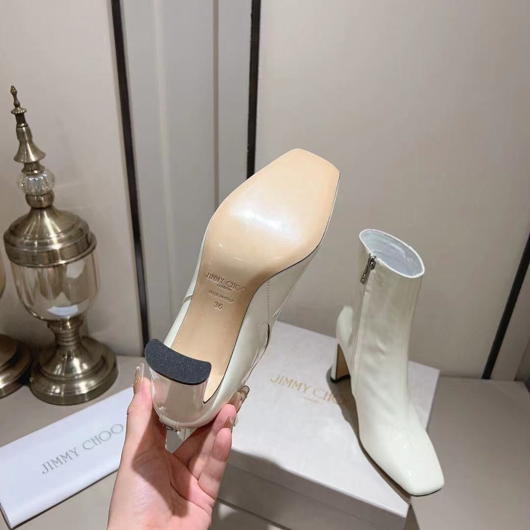 J design square toe thick heel ankle boots