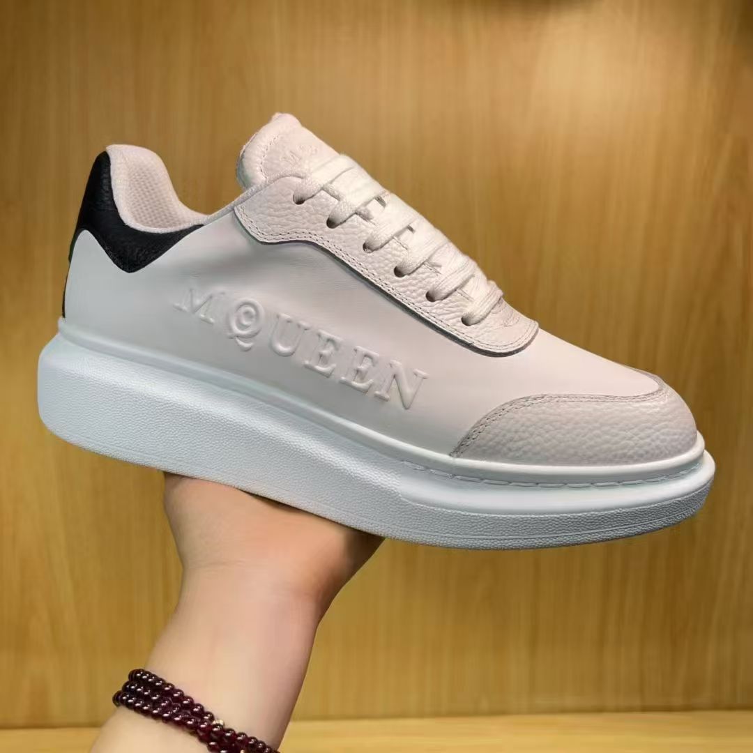 A Casual sports white sneakers
