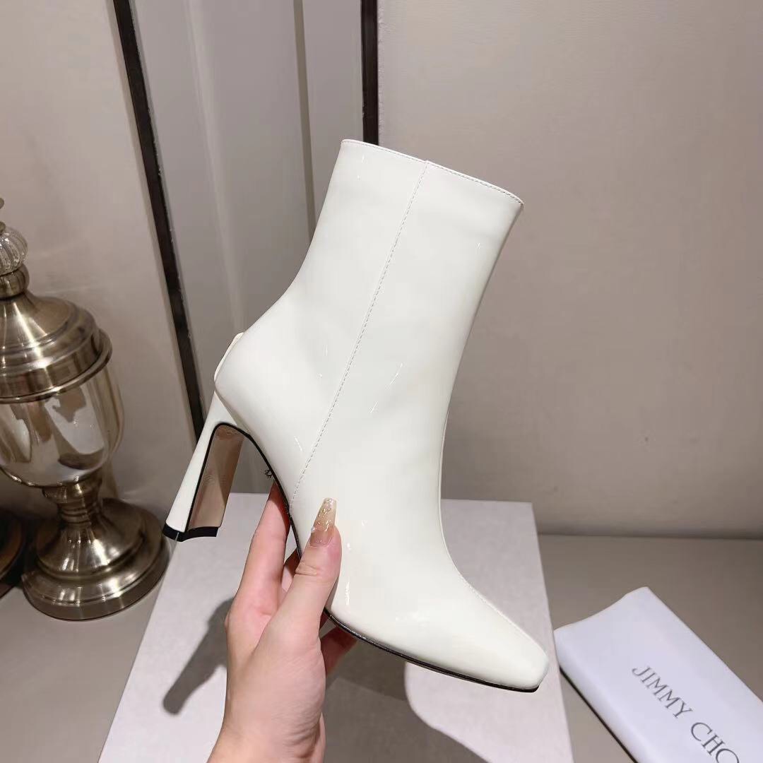 J design square toe thick heel ankle boots