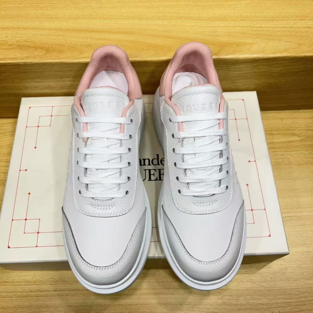 A Casual sports white sneakers