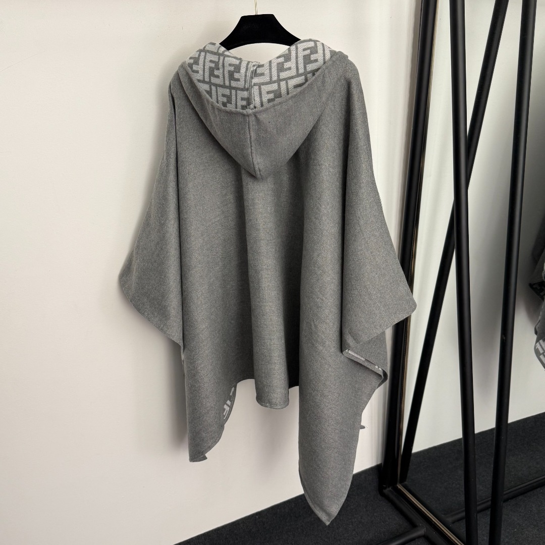 F Shawl Knit Sweater Coat